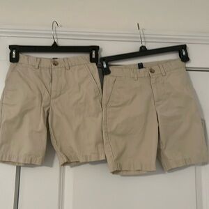 Polo Boys 6 Khaki shorts two pair